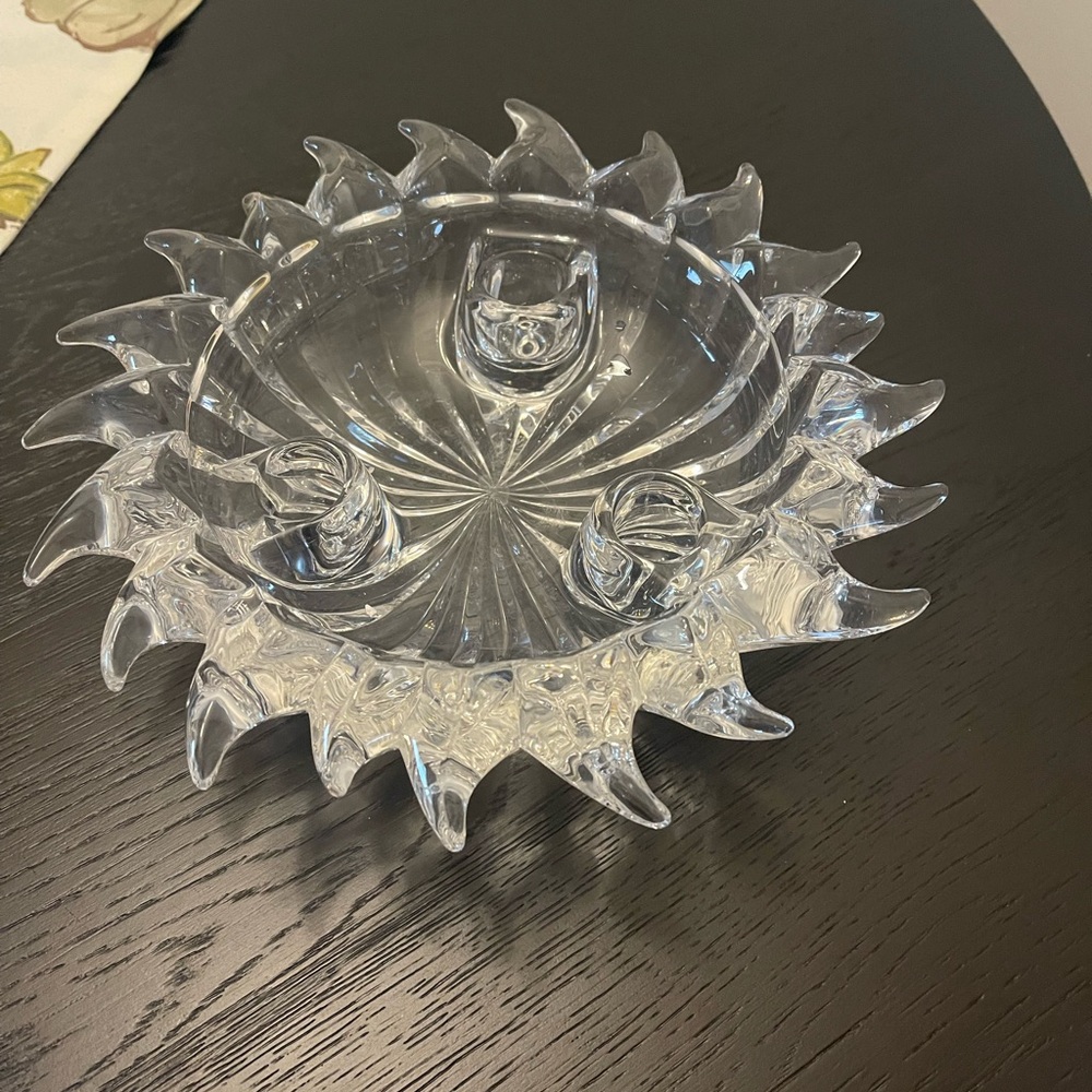 Partylite crystal candle holder